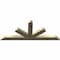 Ekena Millwork Saratoga Rough Sawn Timber Gable Bracket, Douglas Fir, 84"W x 35"H x 4"D x 6"F, 10/12 Pitch GBW084X35X0406SAR00RDF - alternate 4